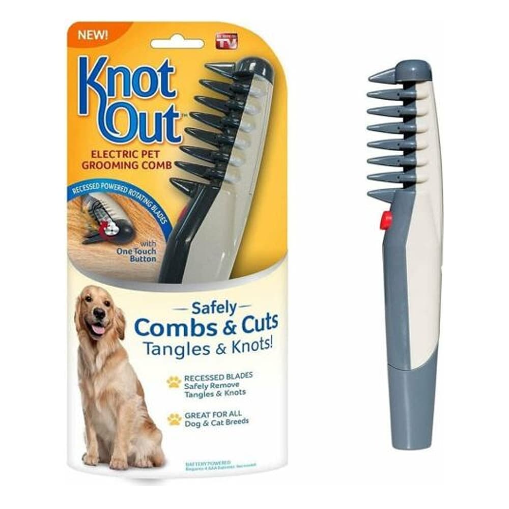 Filterkamm für Hunde und Katzen Power-Bürste für Haustiere