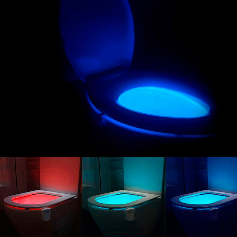 Toiletten-LED-Licht (8 verschiedene Farben)