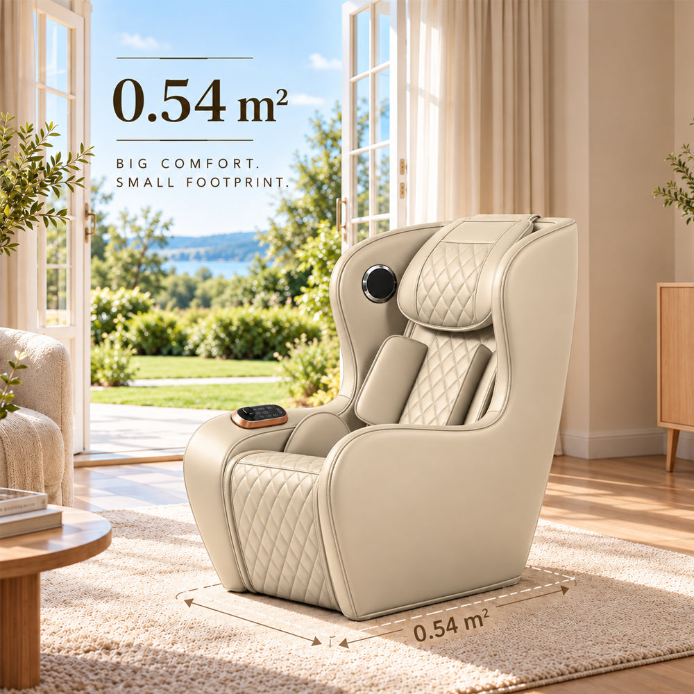 3D-Massagesessel – Zero Gravity und Wärmetherapie – Modell 988C6 Beige