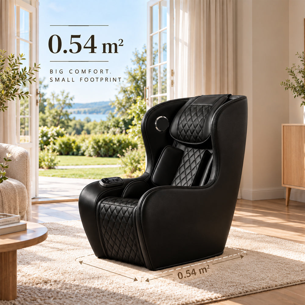 3D-Massagesessel – Zero Gravity und Wärmefunktion – Modell 988C6, Schwarz