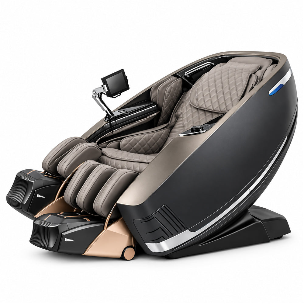 Massagesessel mit 4D-Körperscanning, Dual Zone Stretching, 32 Airbags, Wärme für Beine/Lendenbereich und Zero Gravity - Modell 988A