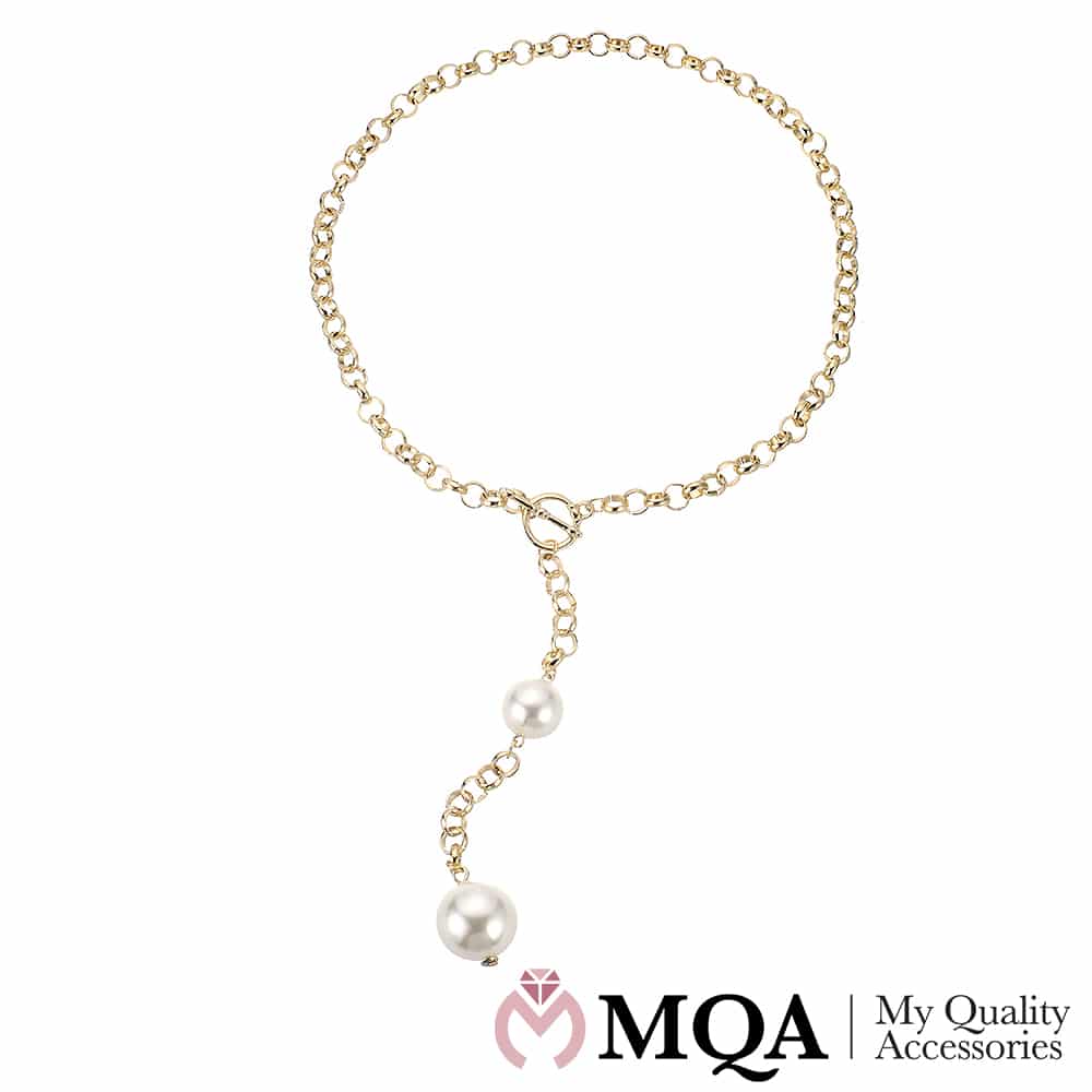 Halskette goldfarben