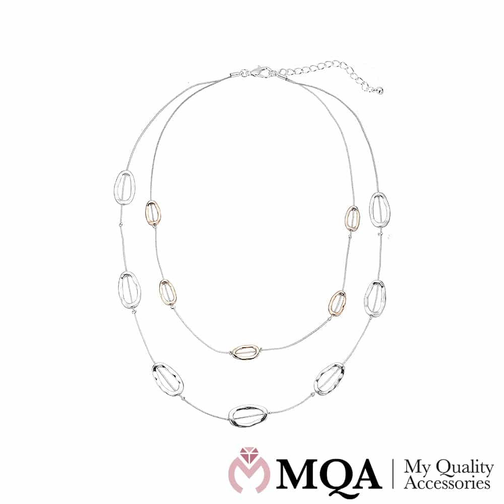 Halskette silberfarbig