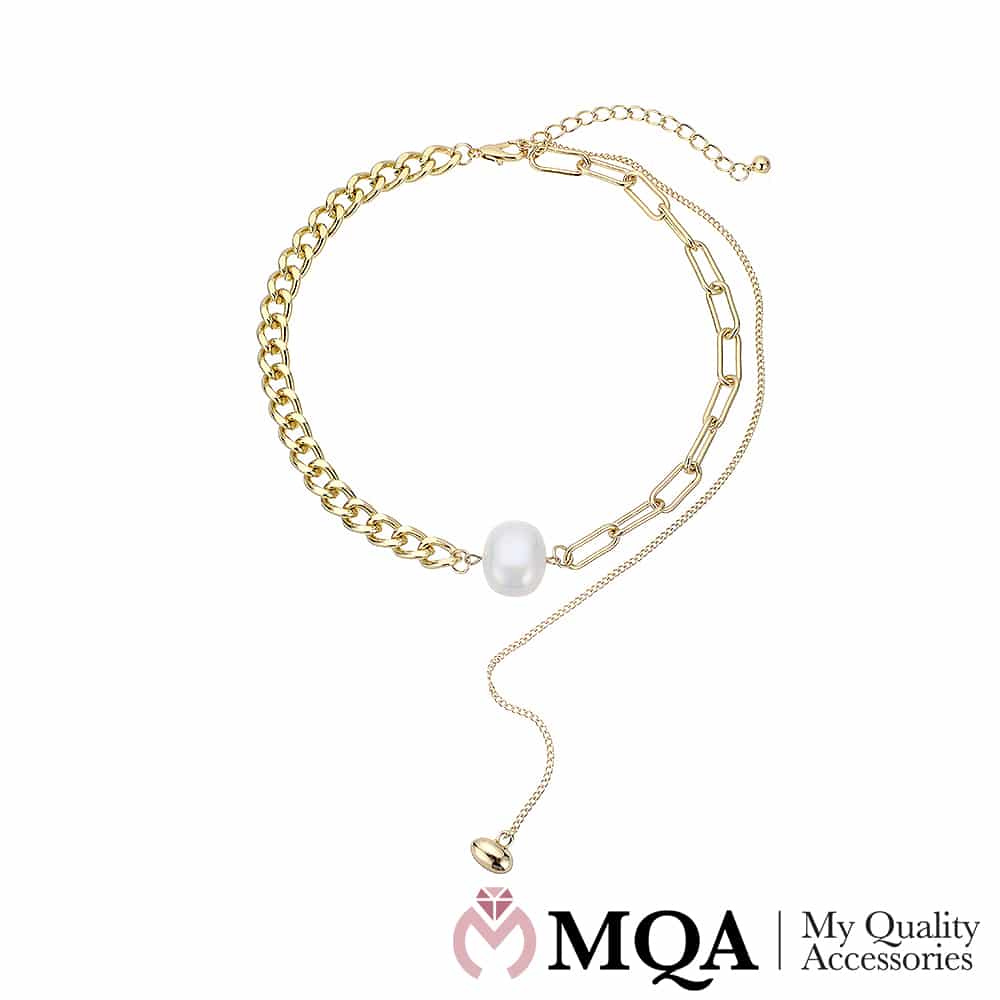 Halskette goldfarben