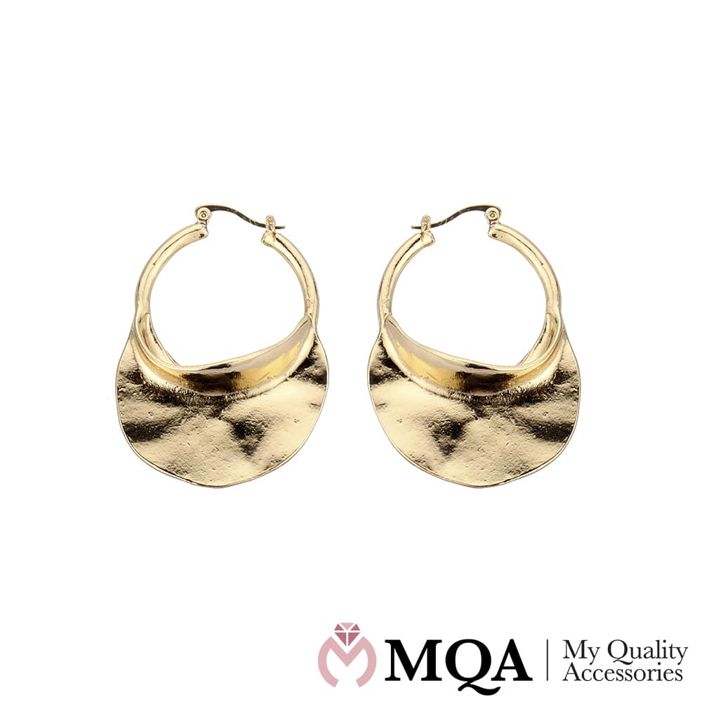 Ohrringe mit großem Blatt