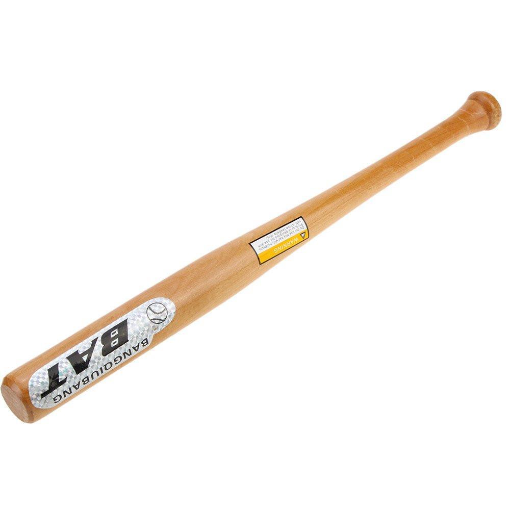 Baseballschläger Aus Holz – 4 Längen Wählbar – Robuster Naturholz-Schläger Für Anfänger & Profis – Inkl. Umwickeltem Griff