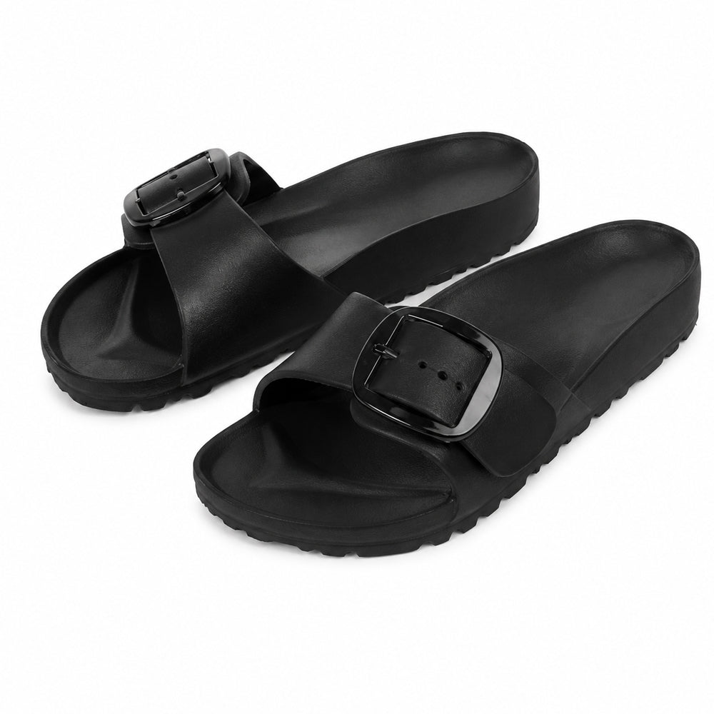 Leichte Slippers für Damen – bequeme Sommersandalen mit Schnalle