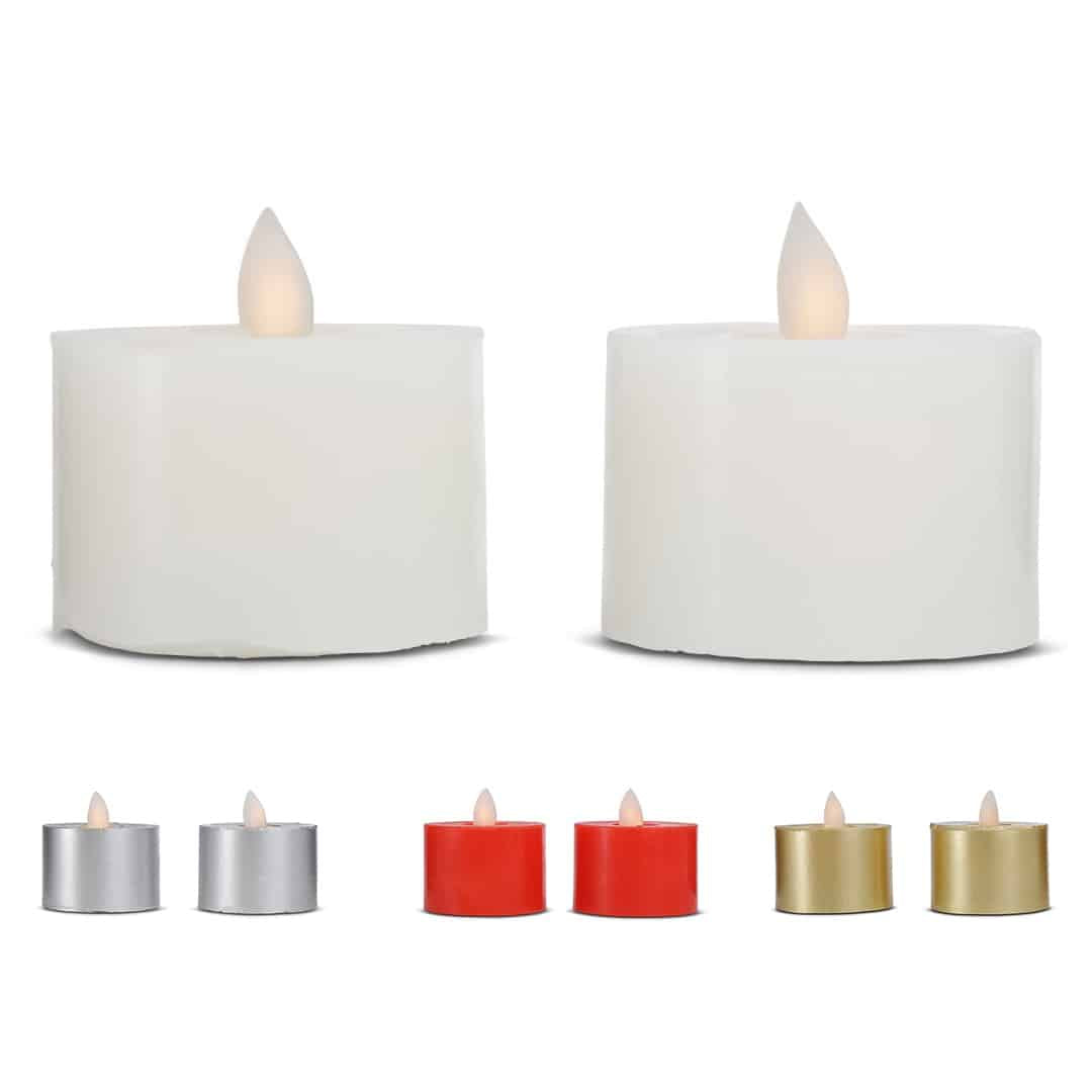 2 LED-Kerzen mit beweglicher Flamme 4