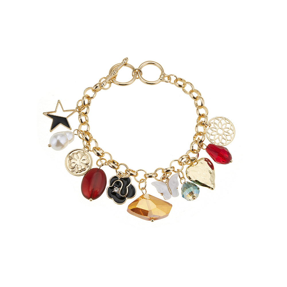 Armband mit vielen schönen Charms