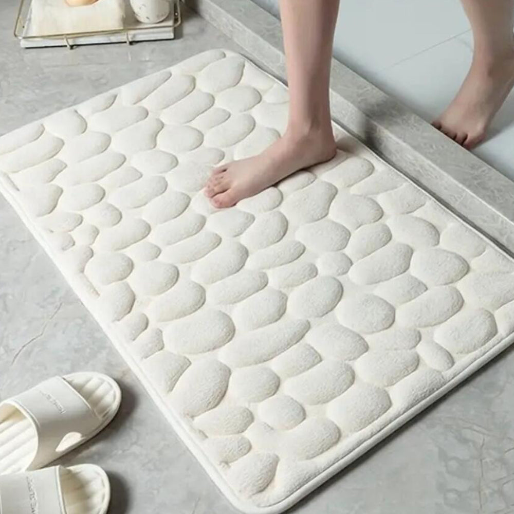 Absorbierende Badematte mit Rutschfester Unterseite