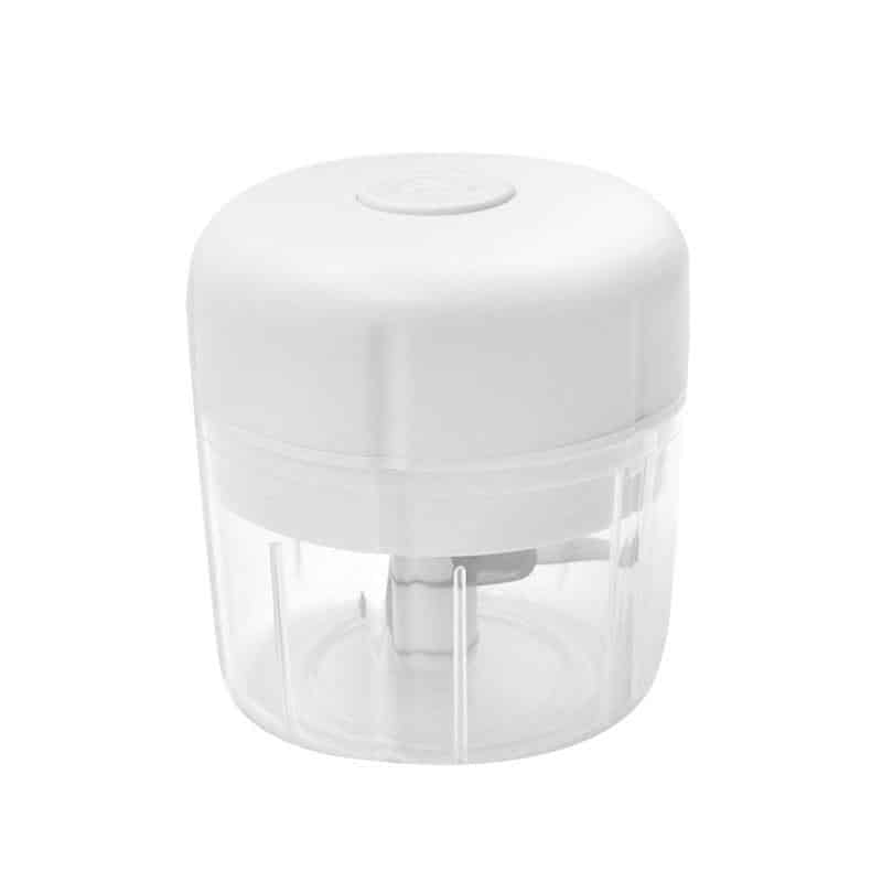 Wiederaufladbarer Minizerkleinerer (USB) 100 oder 250 ml. - 250 ml. weiss