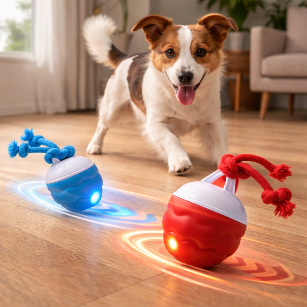 Intelligenter Aktivitätsball für Hunde – automatisch & interaktiv