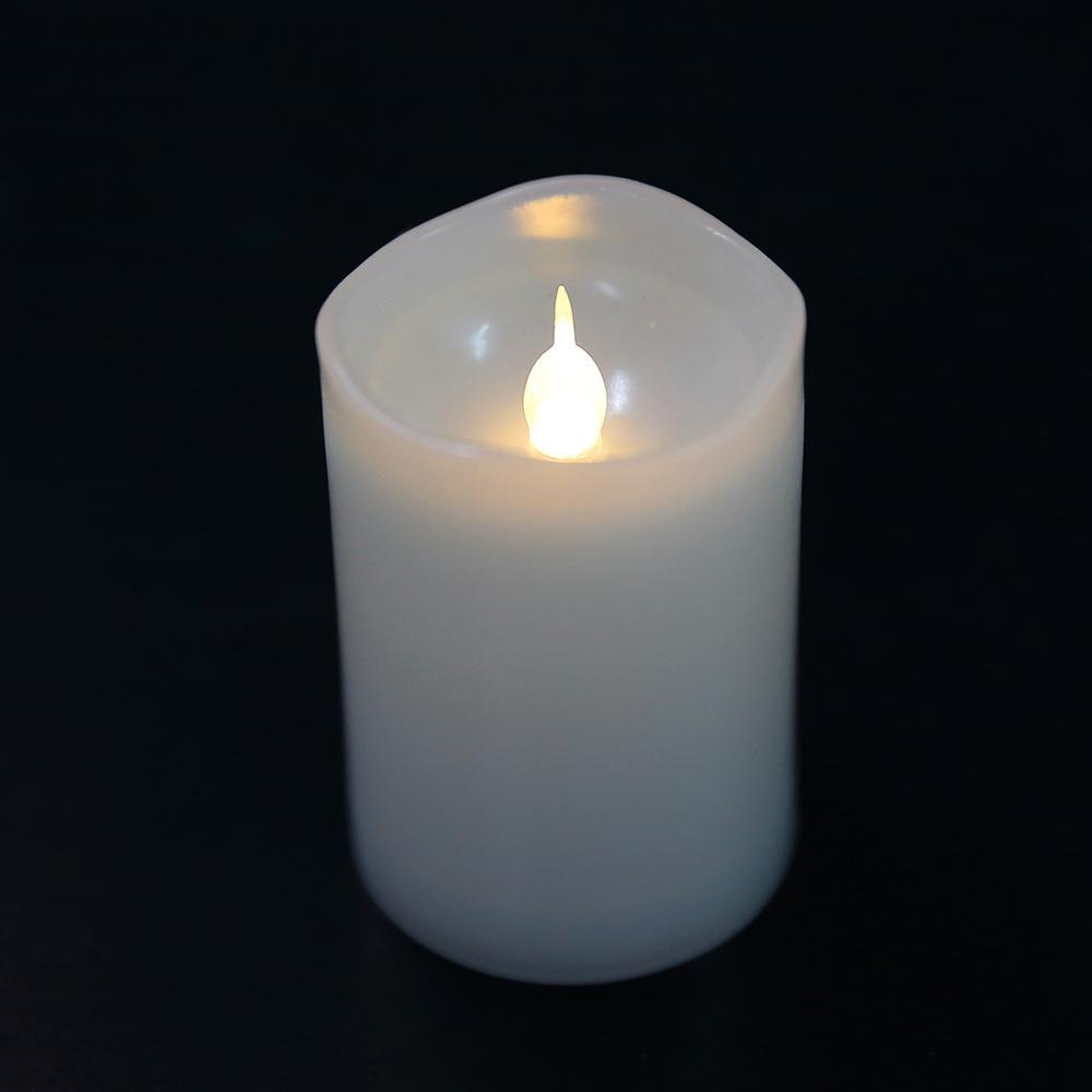 LED-Kerze aus Kunststoff 6 Stk. in weiß (5