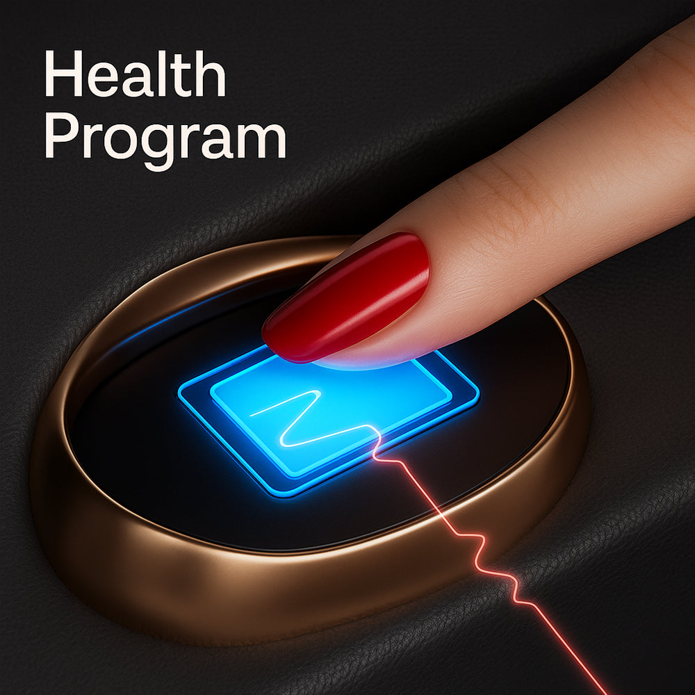 Massagesessel 4D Luxus Pro+ mit SL-Technologie, Wärmetherapie, Sprachsteuerung & Touchscreen - Modell M5 weiß