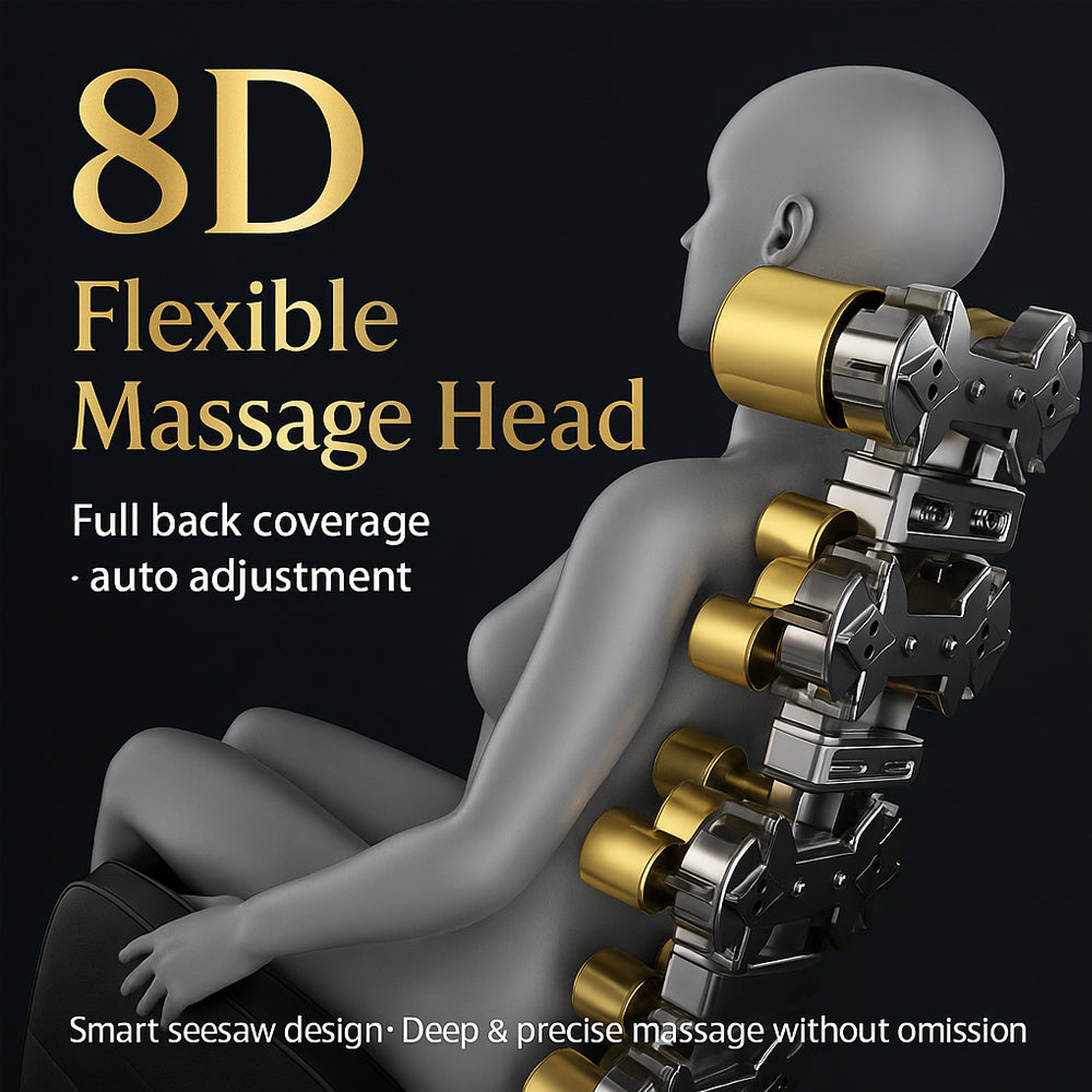 Massagesessel 8D – Zero Gravity und Wärmetherapie – Modell S9C