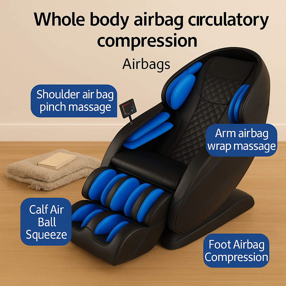 Massagesessel 8D – Zero Gravity und Wärmetherapie – Modell S9C