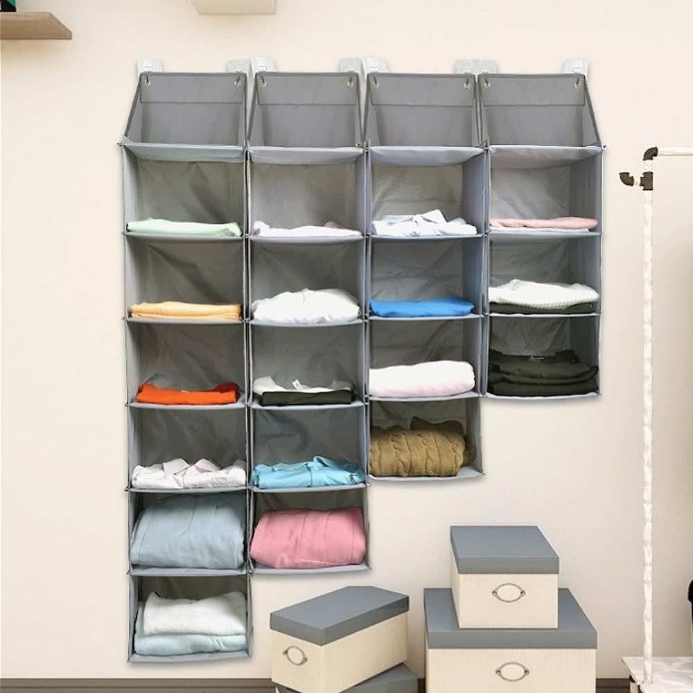 Hängende Aufbewahrung aus Stoff 5 Stück.