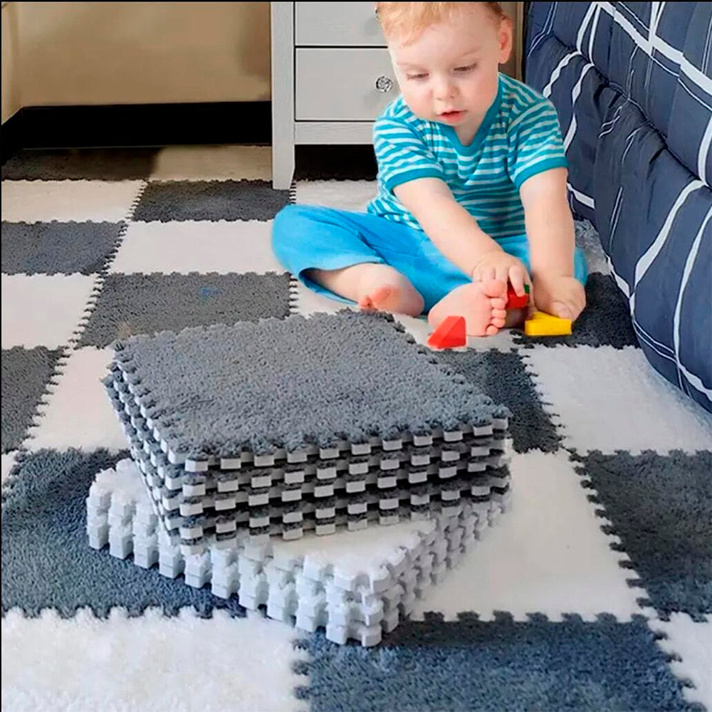 Spielmatten - 9 farbenfrohe Teile für das Kinderzimmer