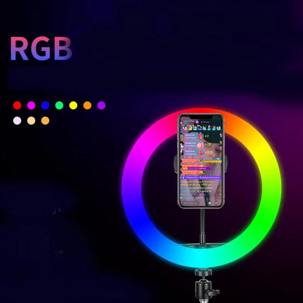 RGB Ringlicht – Mach Dein Content Strahlend und Farbenfroh!