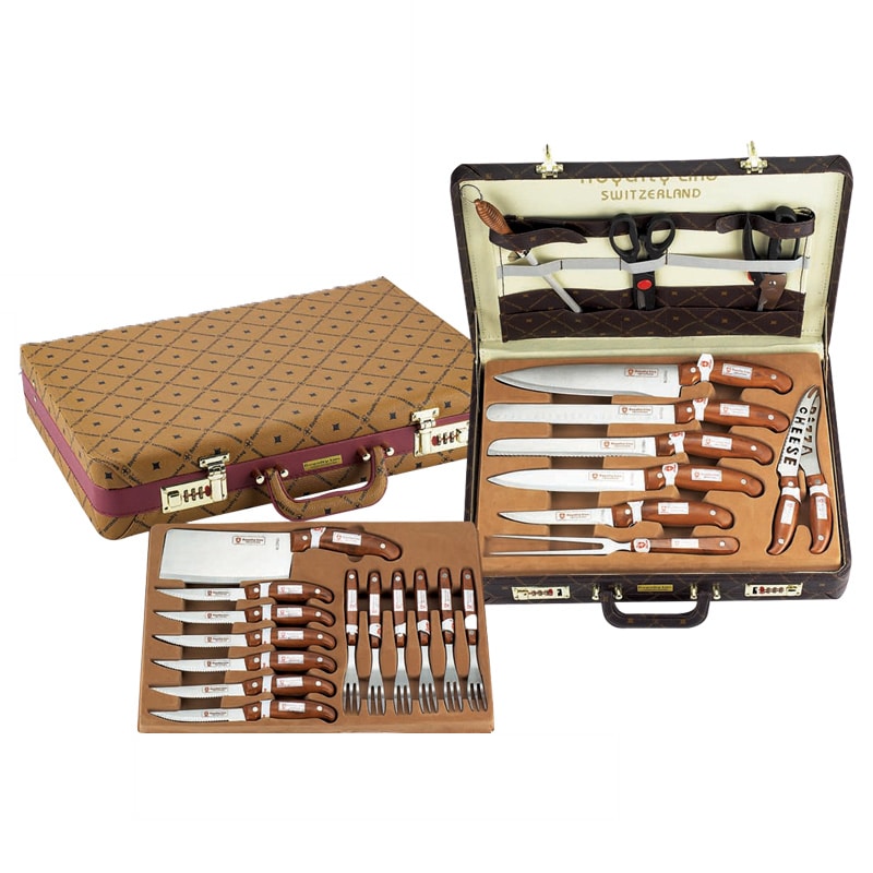 Komplettes Messerset für die Küche aus Edelstahl von Royalty Line