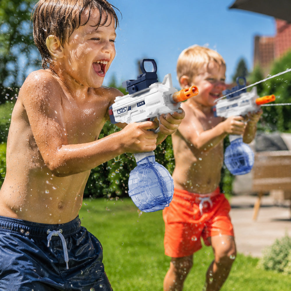 Wasserpistole UZI – Elektrische Wasserpistole mit Trommelmagazin