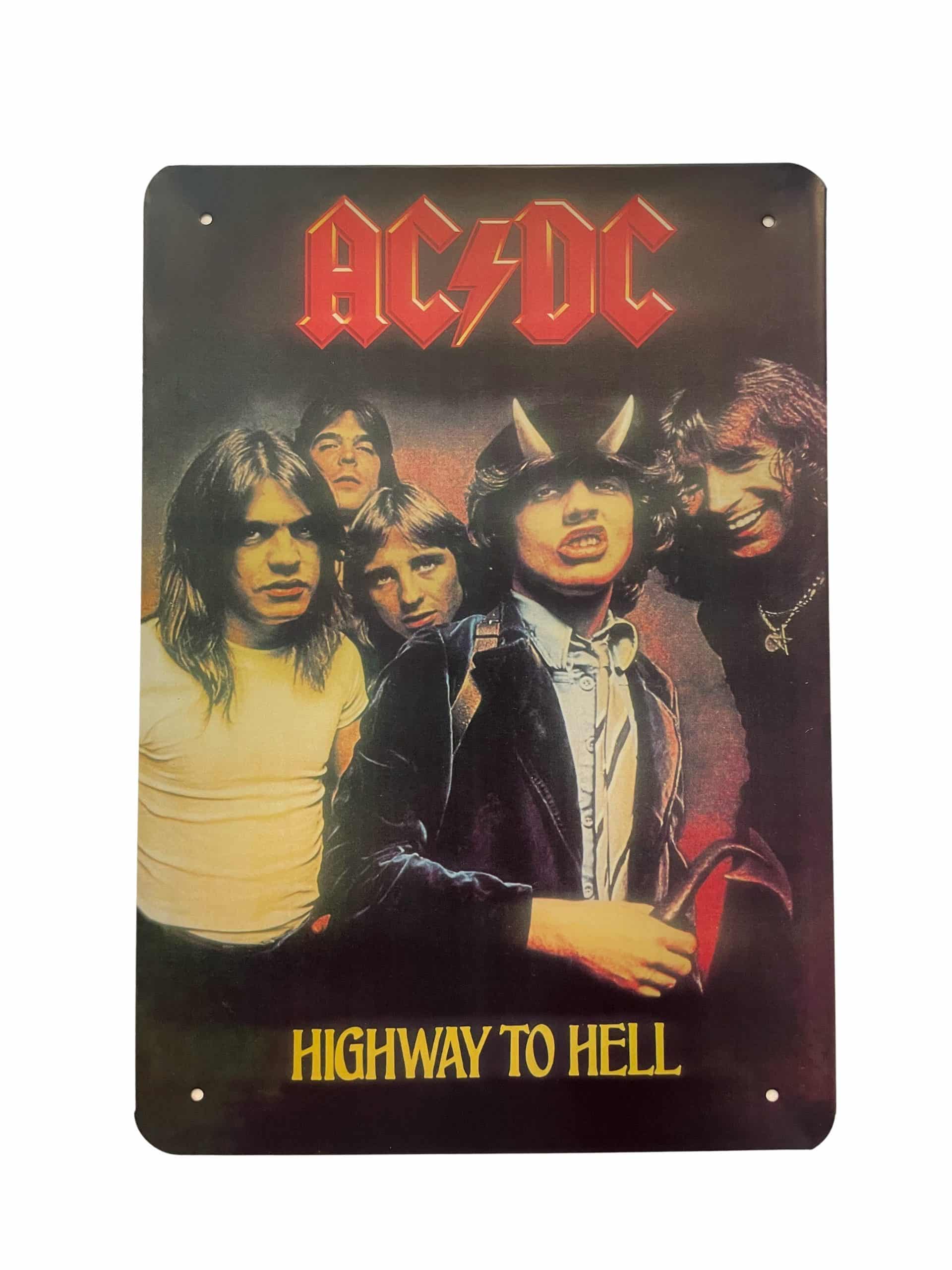 Metallschild - ACDC