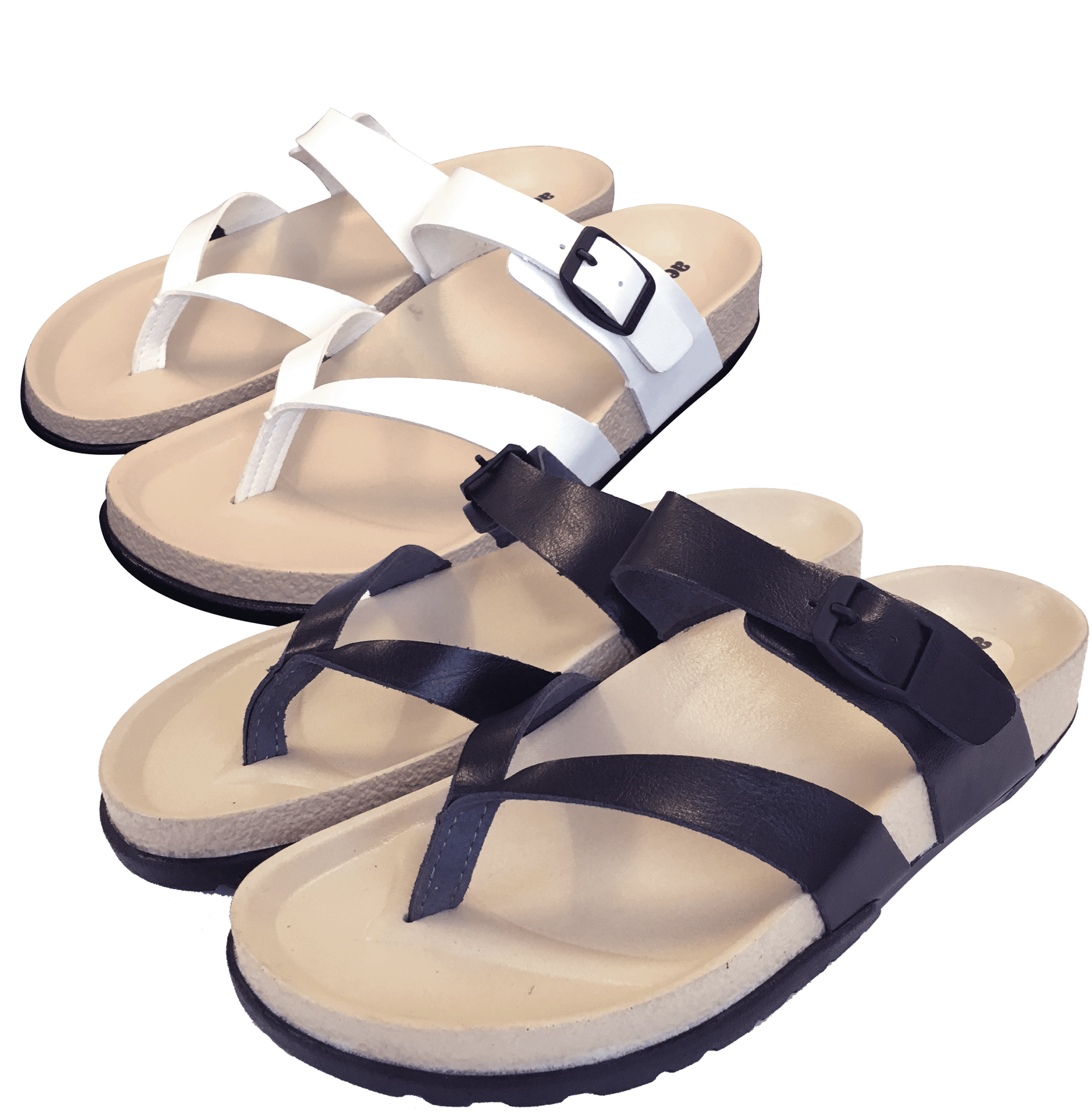 Sandalen Aerosoft Soft Unisex - weiß oder schwarz