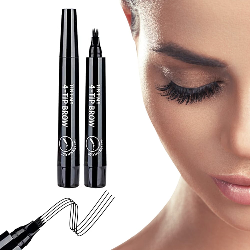 Augenbrauenstift – 4 Spitzen - zum Zeichnen der Augenbrauen