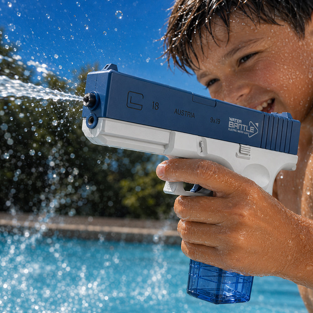 Elektrische Wasserpistole – Glock mit 2 Magazinen