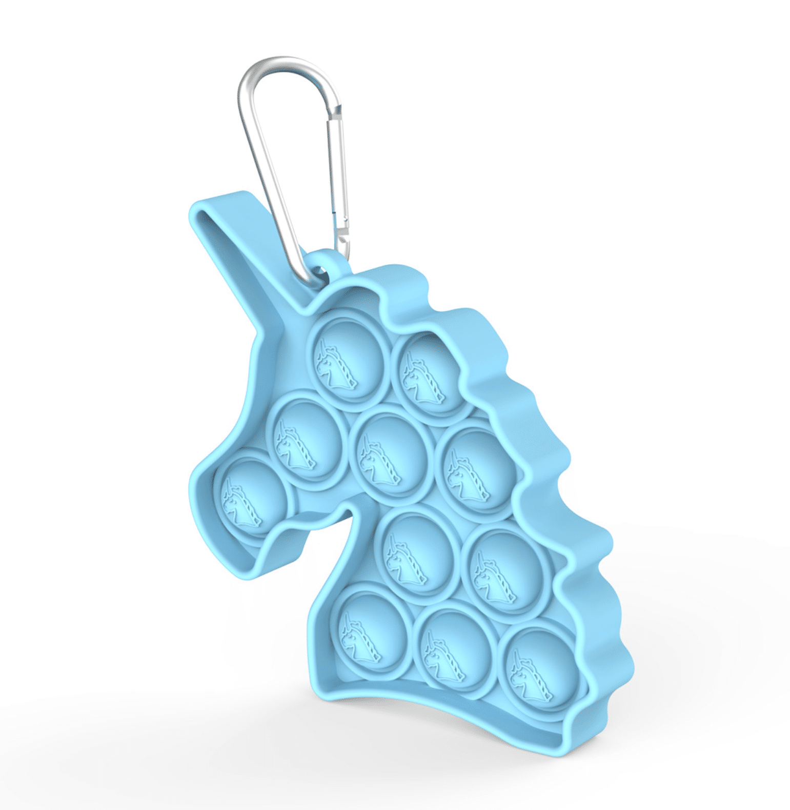 30 Stück Pop It Fidget Toys - Mini Anti-Stress Spielzeug Schlüsselanhänger