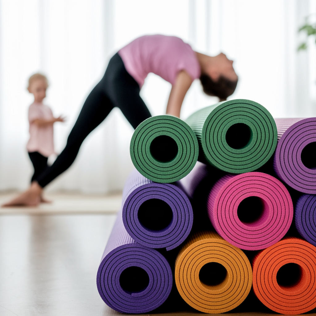 Yogamatte 5 mm - verschiedene Farben -