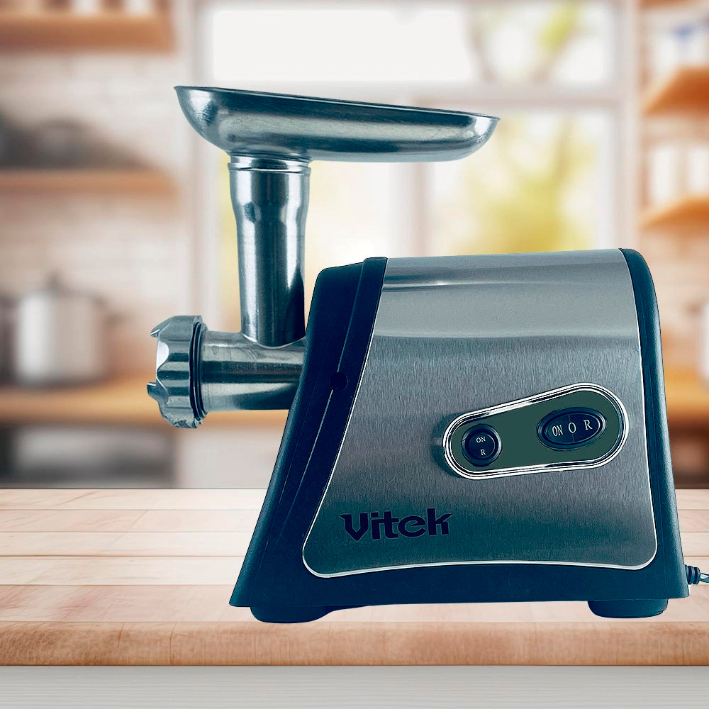 Fleischwolf / Fleischmühle 2500 Watt mit 2 Lochscheiben & Zubehör