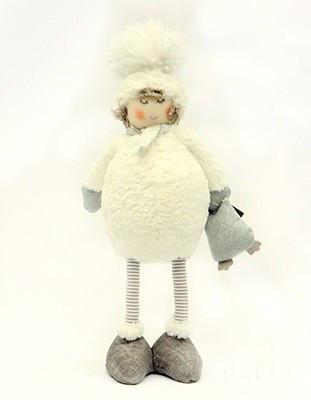 Weiße Dame in Plüsch (40 cm.) Von SIA