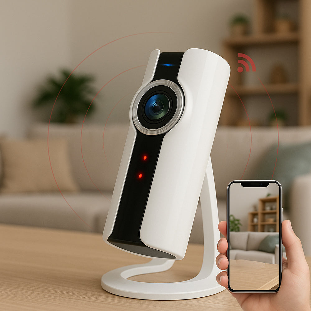 WiFi IP-Überwachungskamera mit 360°-Ansicht und Zwei-Wege-Audio