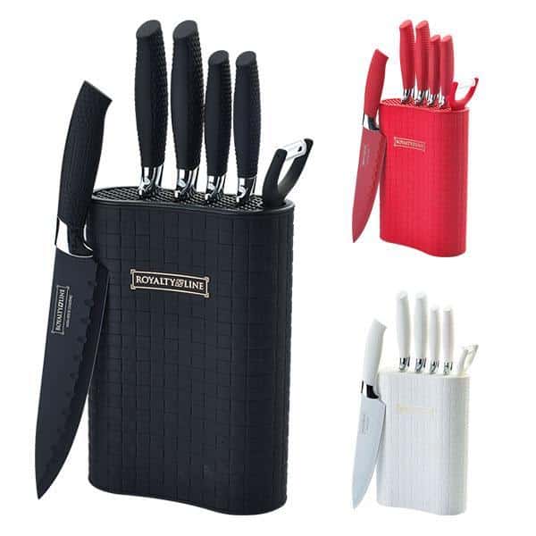 Messerset von Royalty Line (5 Teile + Sparschäler)