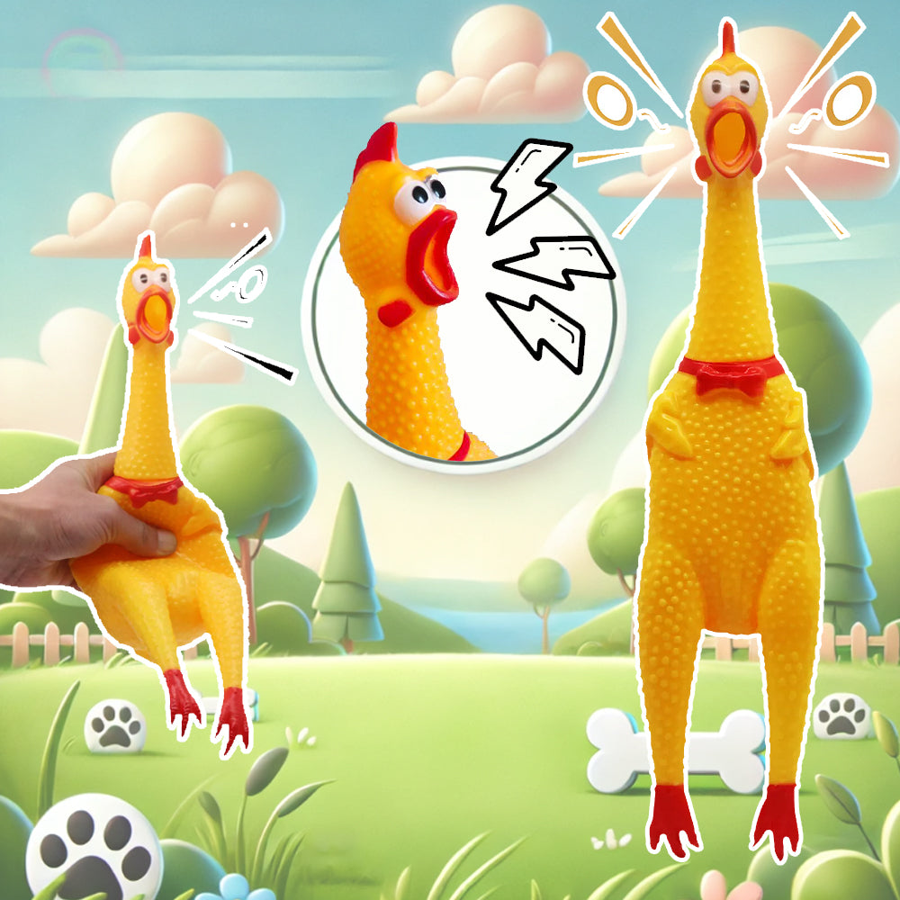 Gummihuhn 15 cm (3er-Pack) oder 29 cm (2er-Pack)