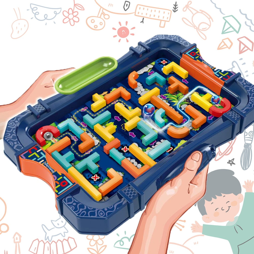 Fantastisches Labyrinthspiel, das Feinmotorik erfordert