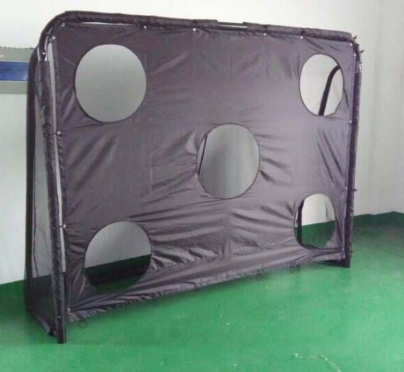 Hochwertiges Fußballtor für Präzisionsschießen / Training 300x200x90cm. (Torwand kann leicht entfernt werden)