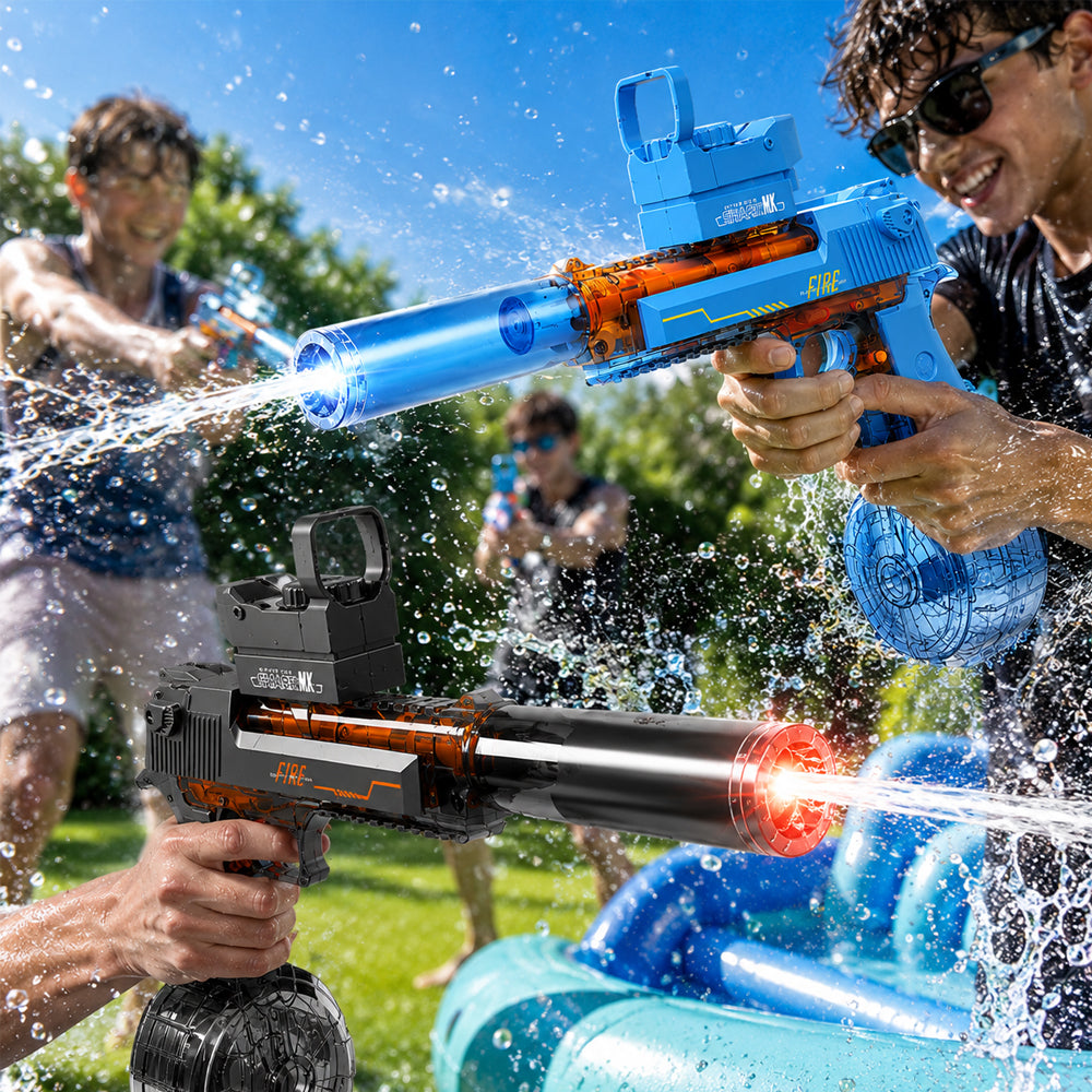 Wasserpistole – elektrisch mit coolem LED-Licht