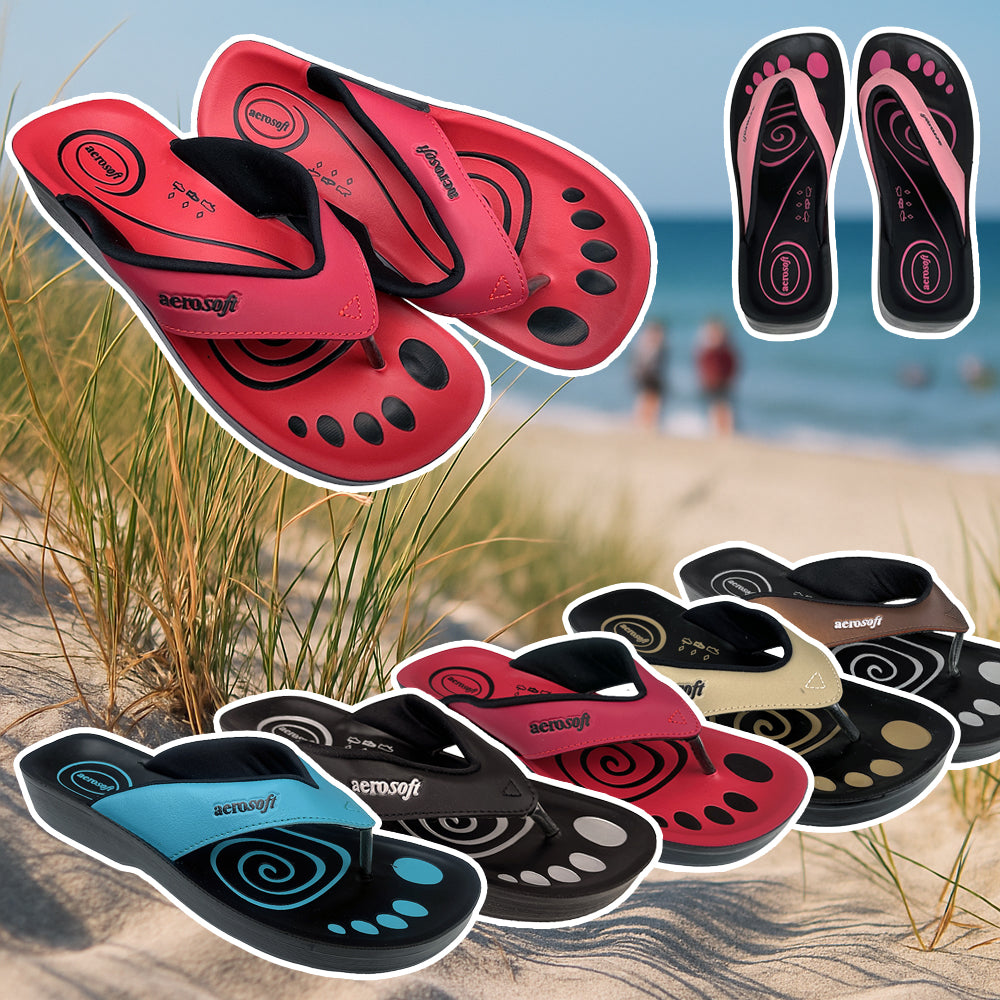 Sandalen von Aerosoft – Modell 801 in Weiß & Silber
