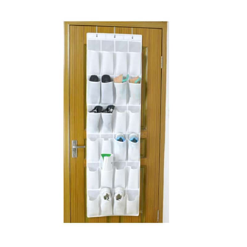 Schuhhalter für die Tür mit 24 Fächern