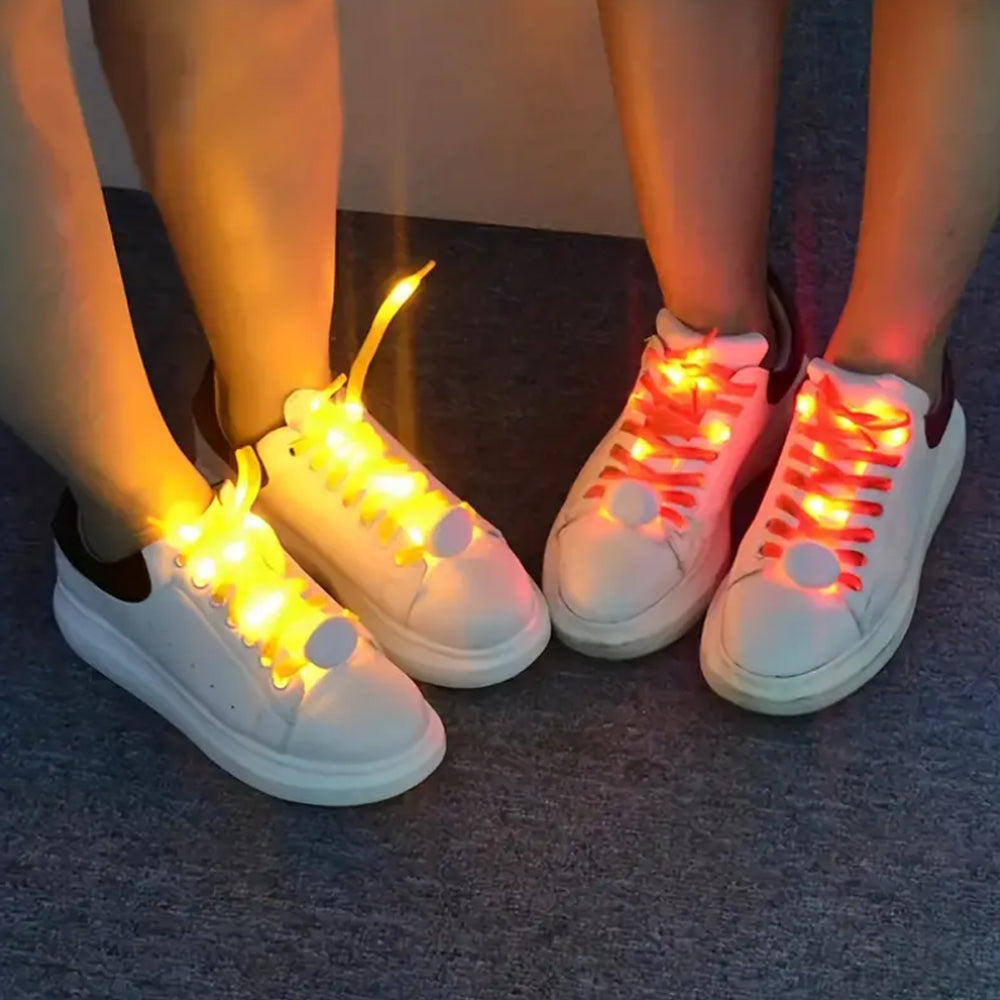 Selbstleuchtende Schnürsenkel-Dekorationen