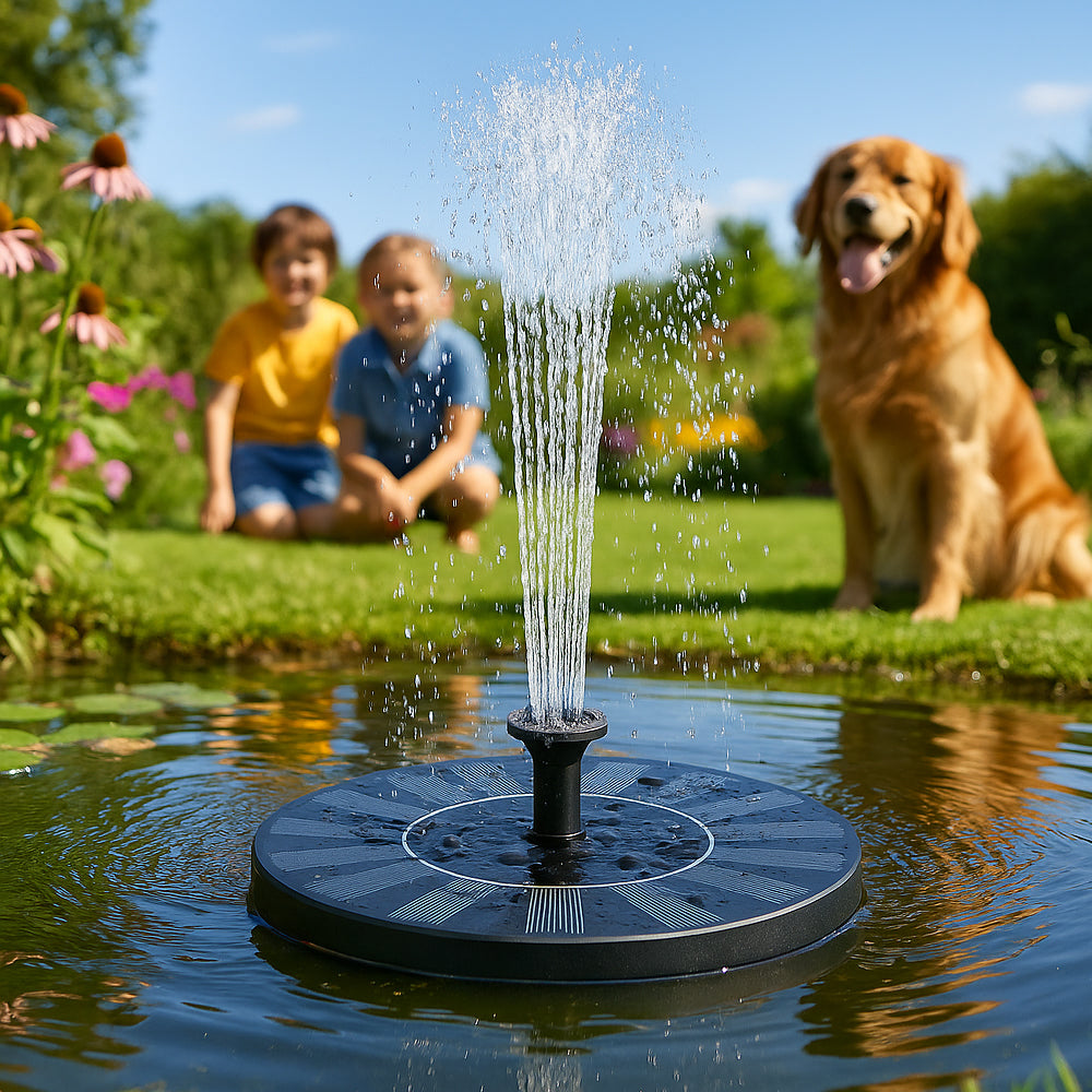 Solarzellenbrunnen (Schwimmend)