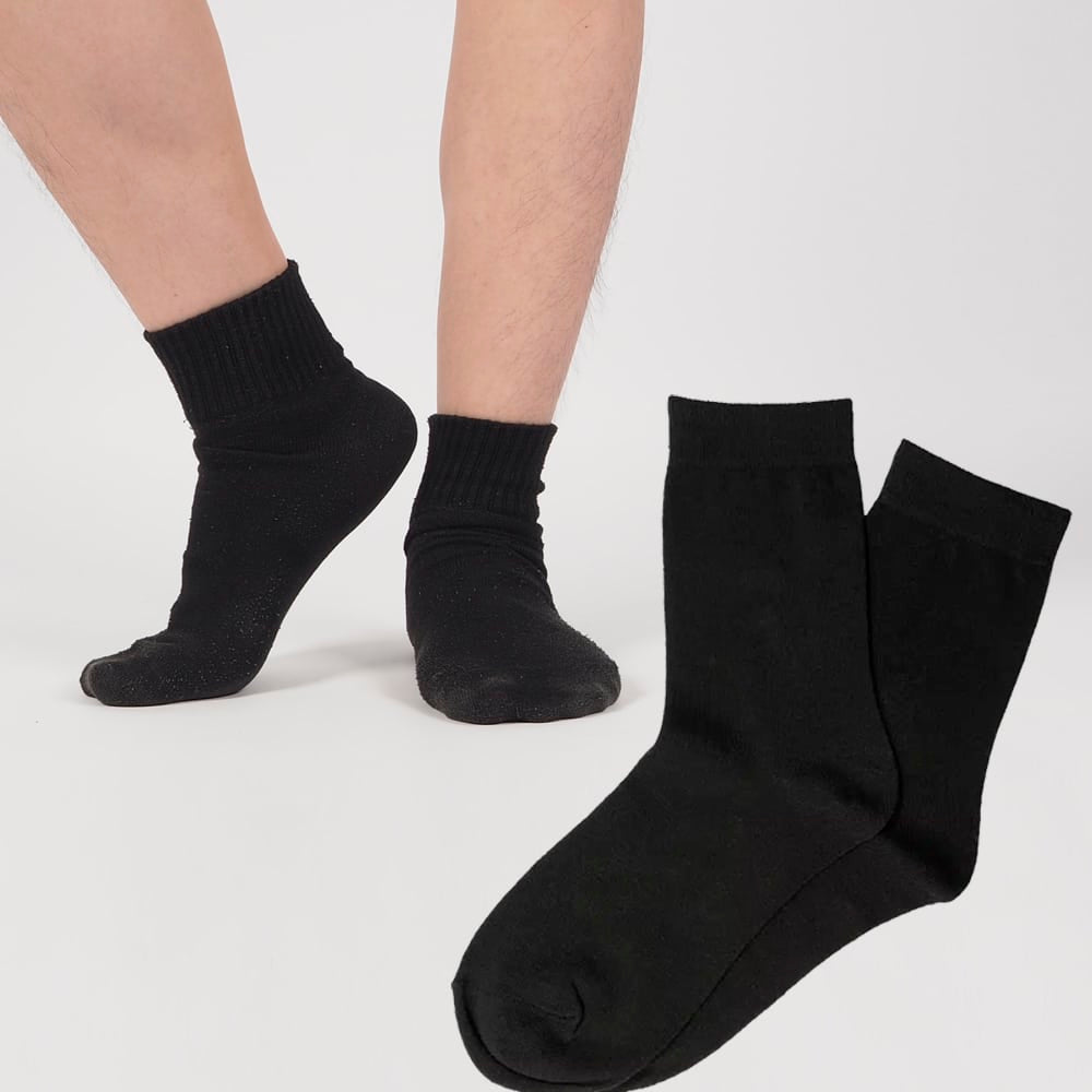 Schwarze Socken - 10 Paar -