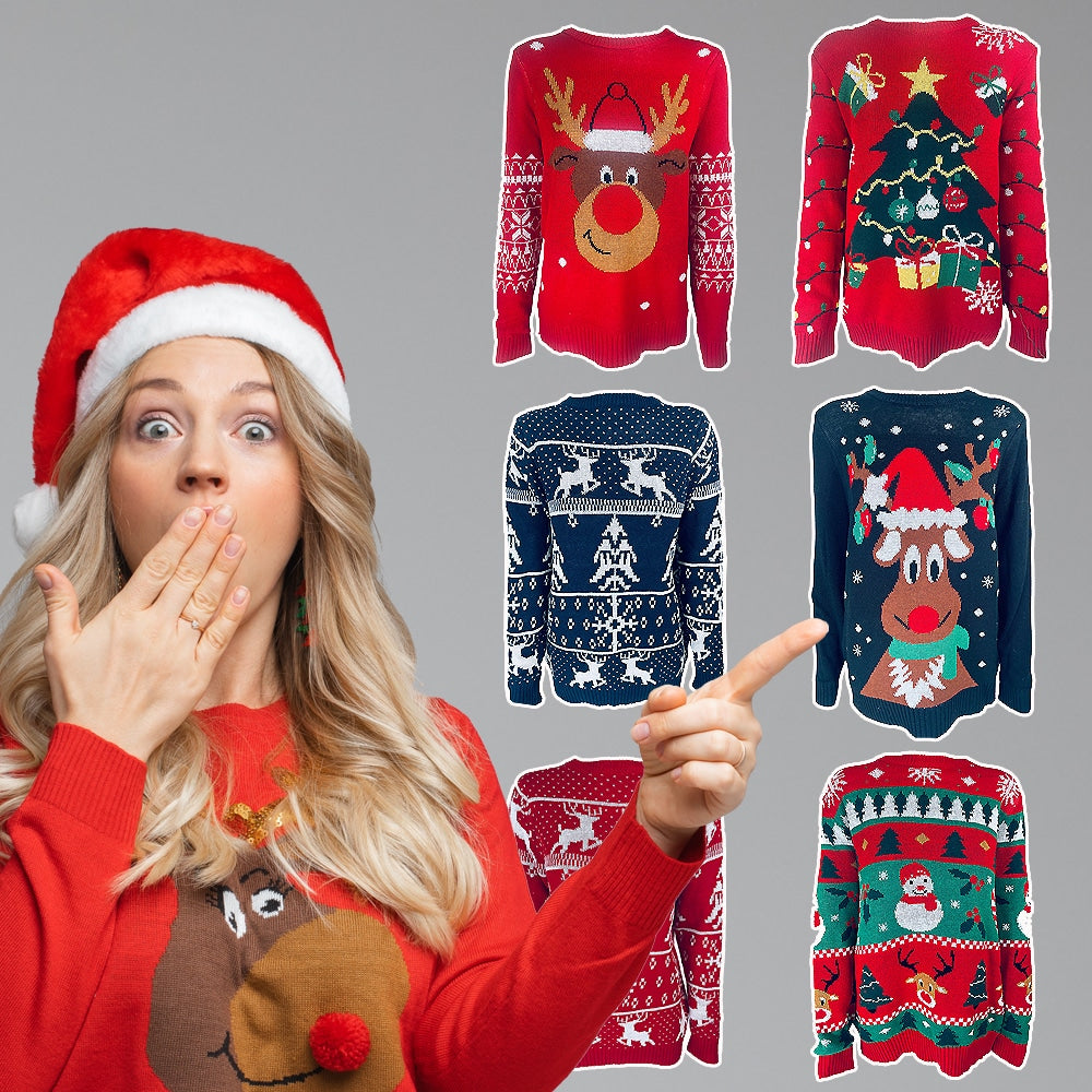 Weihnachtspullover - Viele lustige Designs und Farben