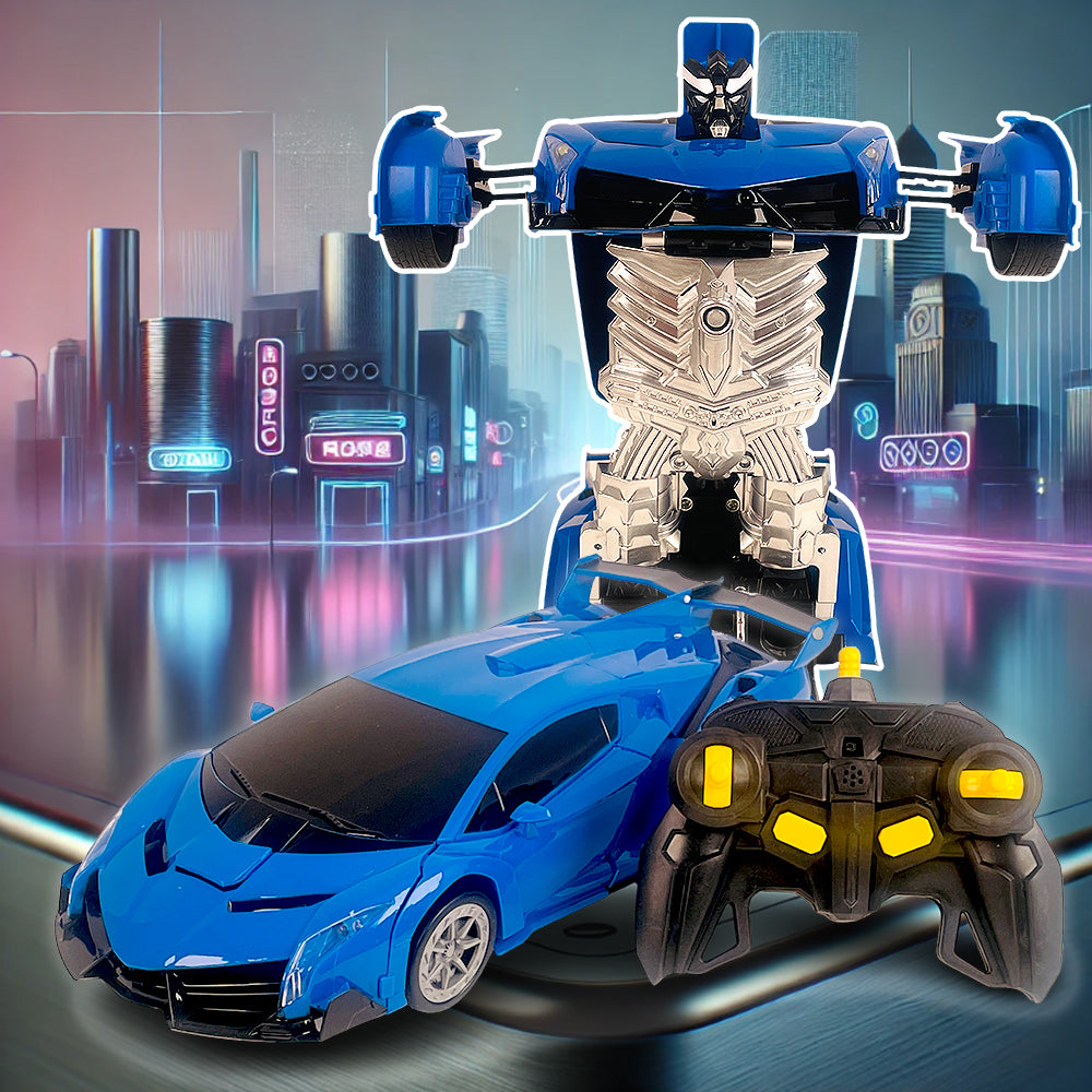 Ferngesteuertes Transformer-Auto mit Sound- und Lichteffekten