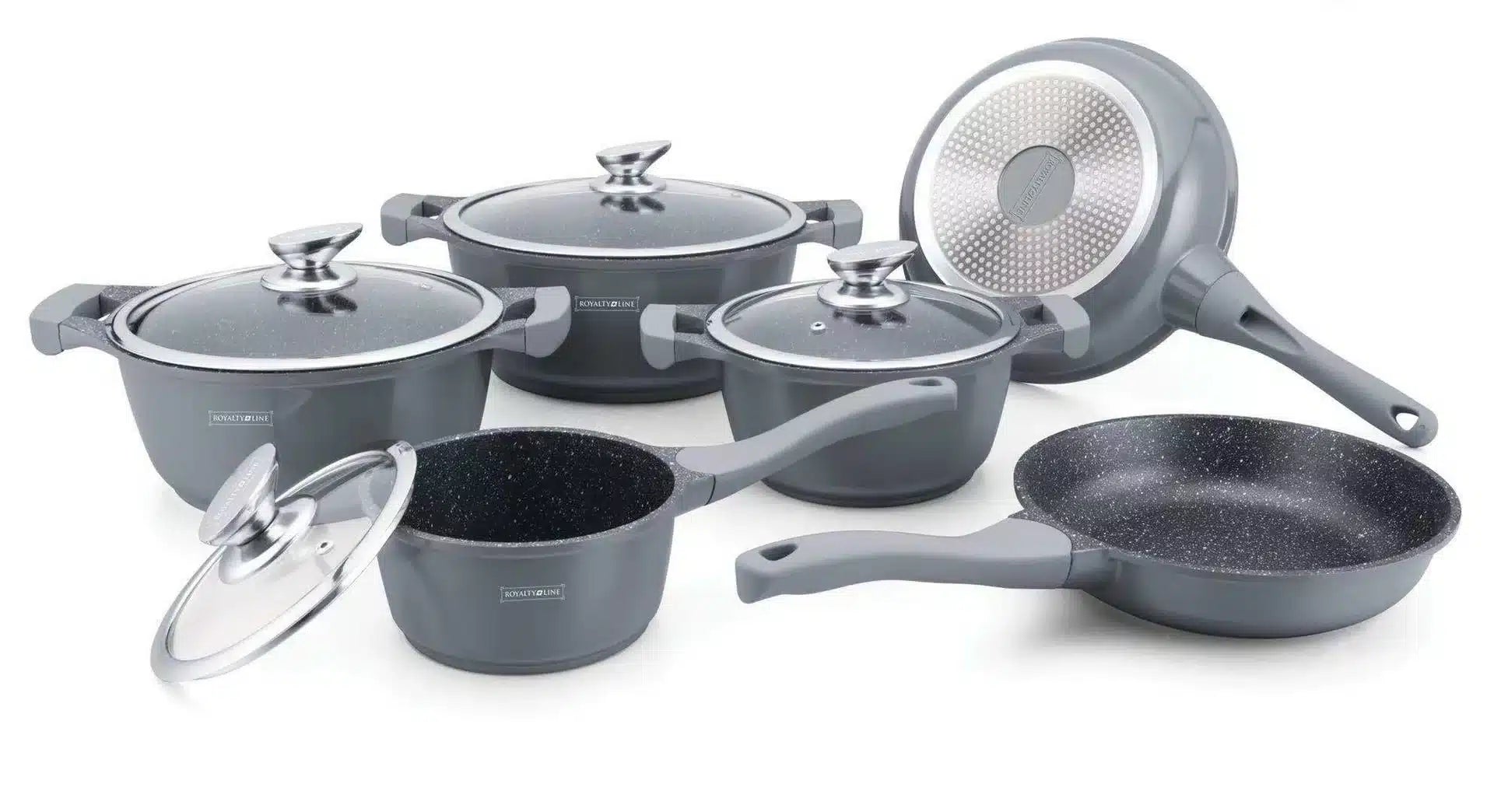 Royalty Line Topfset aus Aluminium (10 Teile)