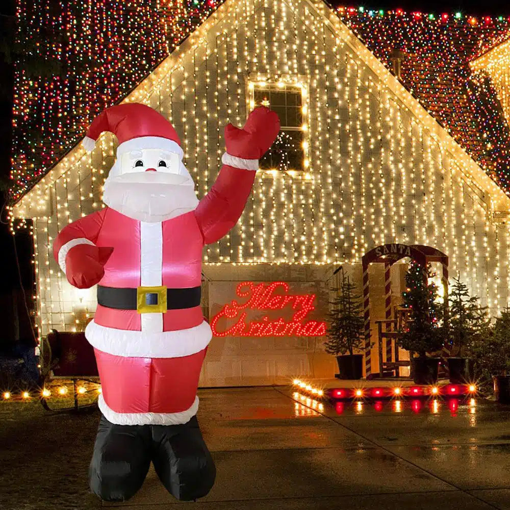 Aufblasbarer Weihnachtsmann 1,8 m / 2,4 m / 3,5 m oder 5,0 Meter