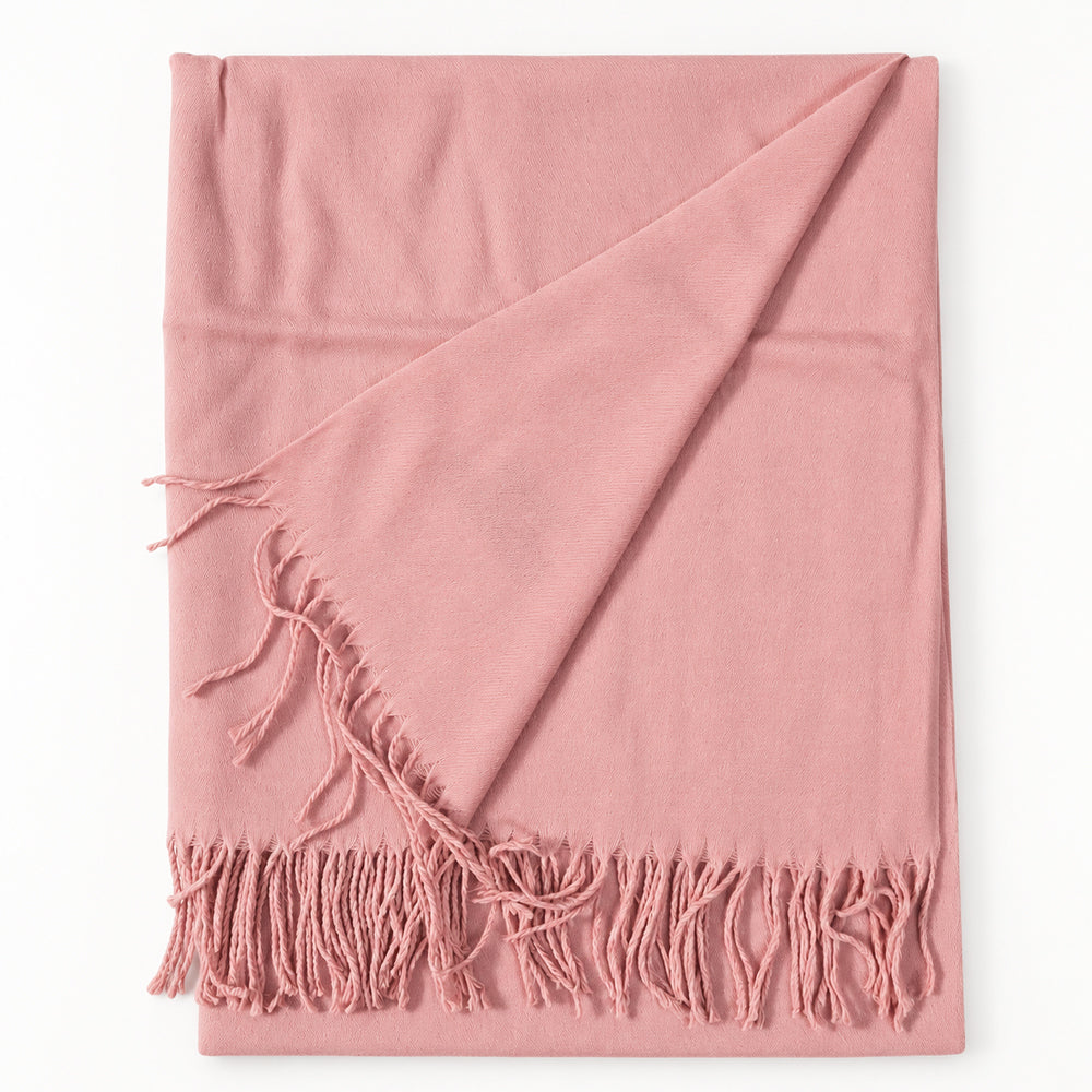 Eleganter Schal mit Fransen – In mehreren schönen Farben  – 70 x 180 cm – 200 g.