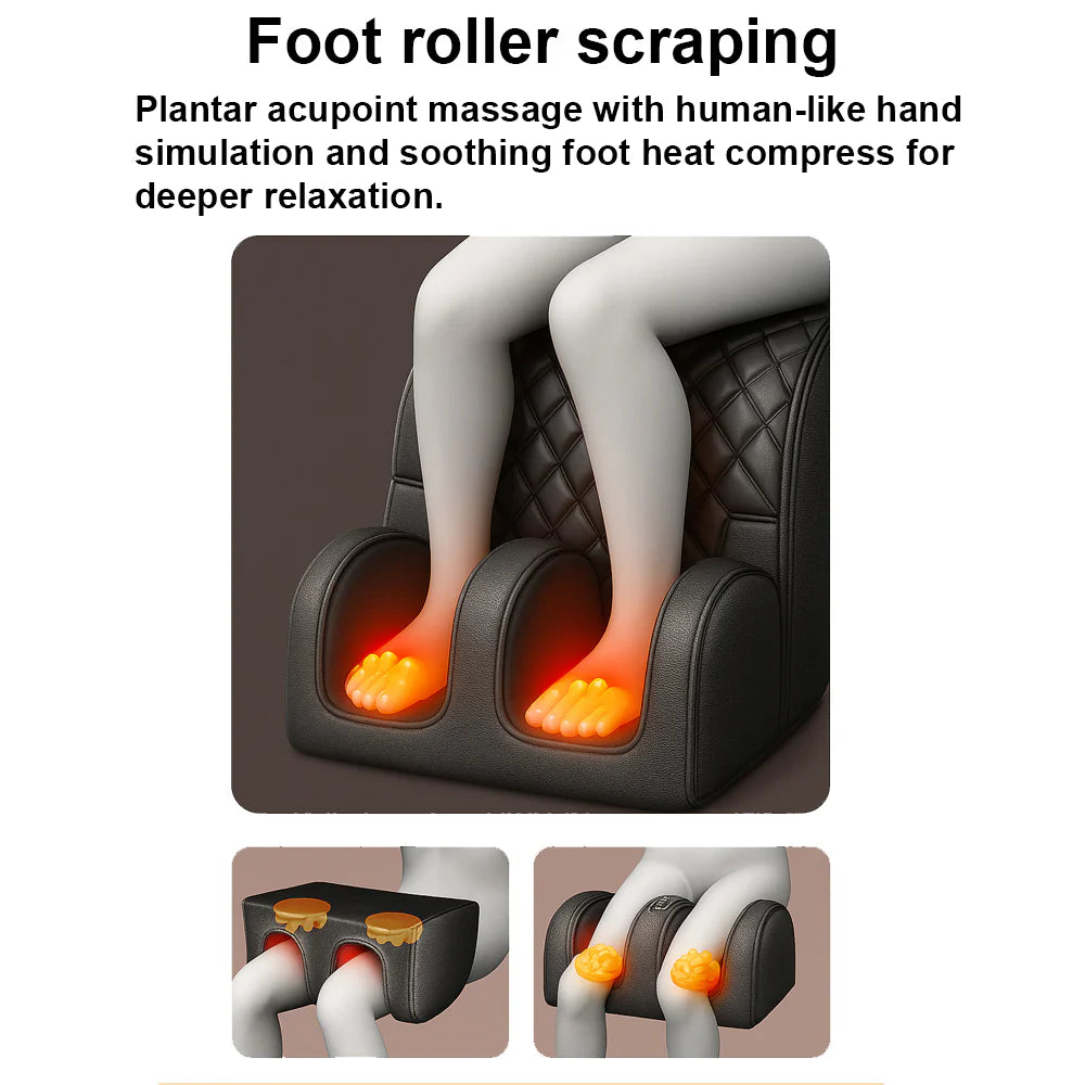 Elektrische Massagematte (schwarz) mit 10 Zonen – totale Entspannung von Nacken bis Füßen